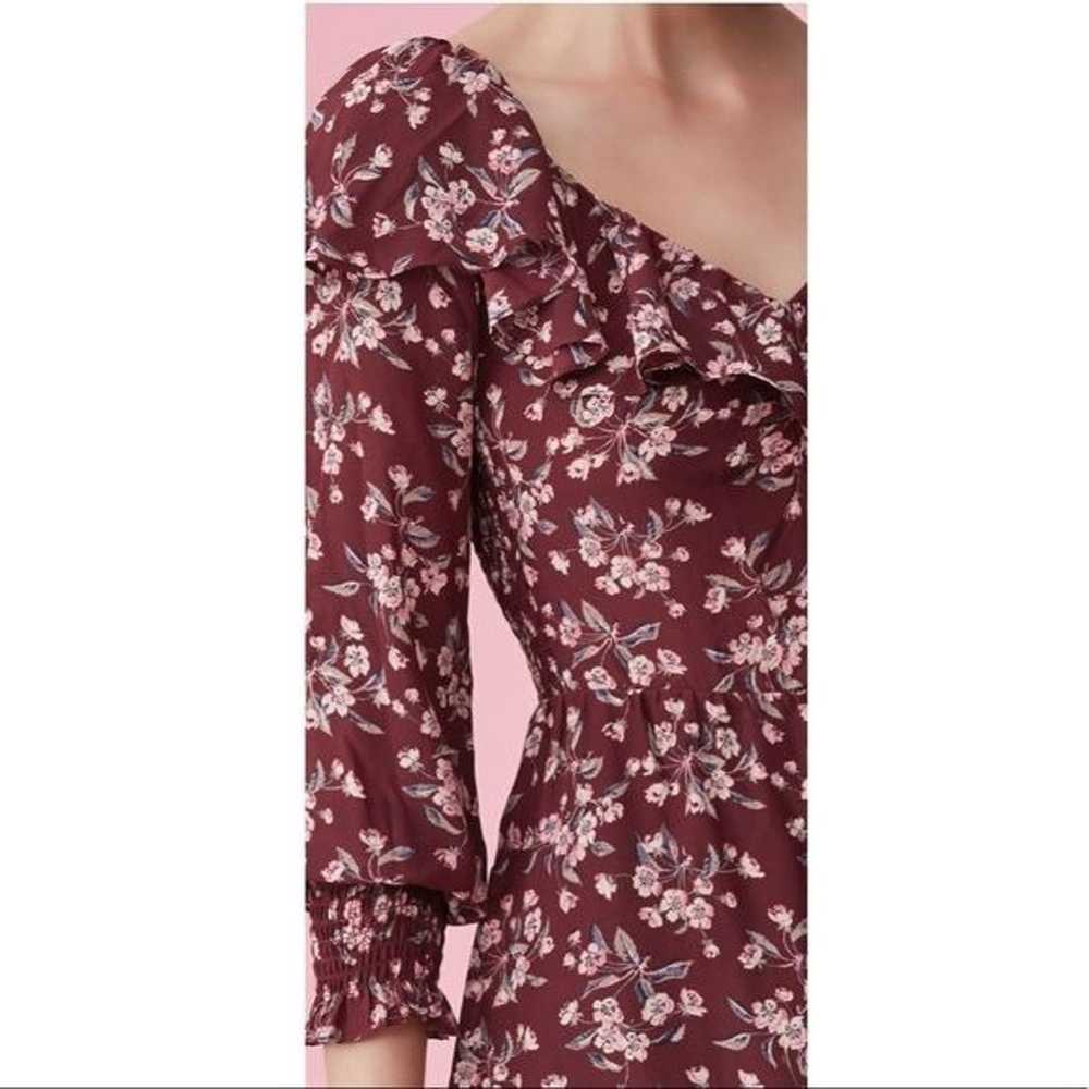 NWOT Rebecca Tilda Floral Silk Ruffle Dress - image 3
