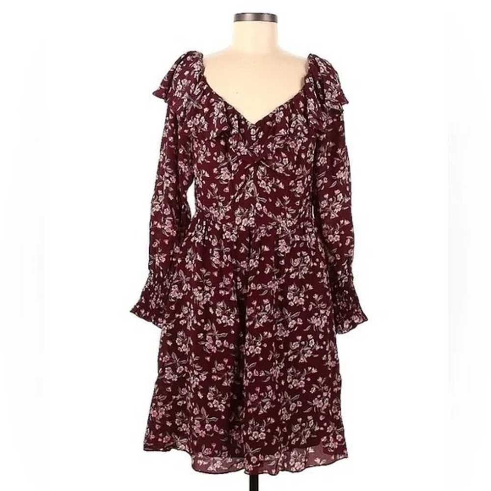 NWOT Rebecca Tilda Floral Silk Ruffle Dress - image 4