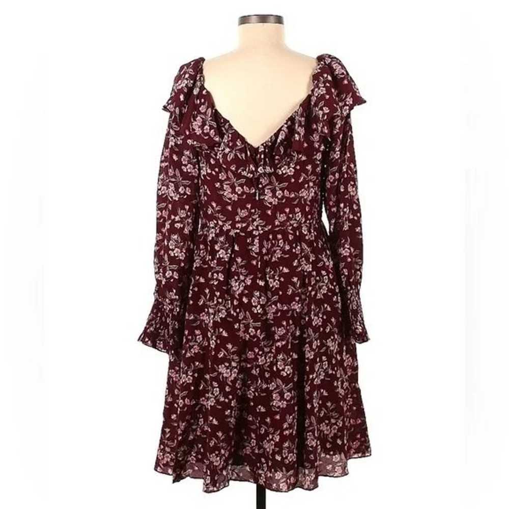 NWOT Rebecca Tilda Floral Silk Ruffle Dress - image 5