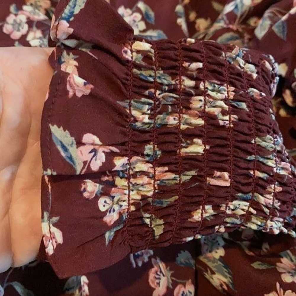 NWOT Rebecca Tilda Floral Silk Ruffle Dress - image 8