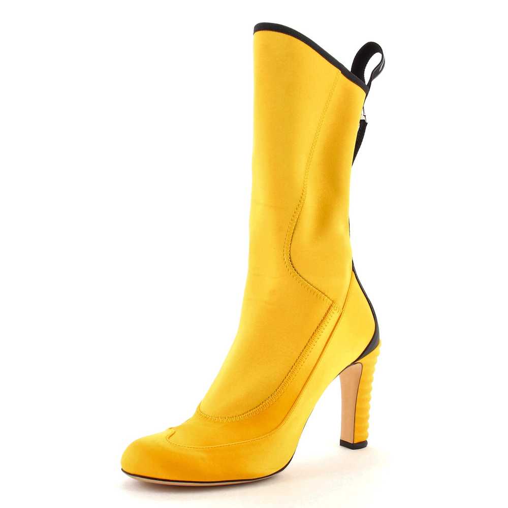FENDI Women's Heeled Ankle Boots Satin - image 1