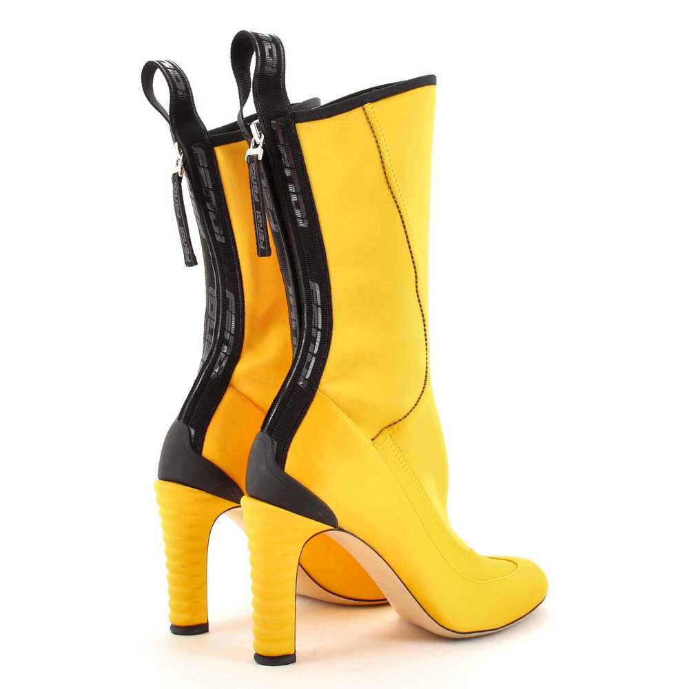 FENDI Women's Heeled Ankle Boots Satin - image 3