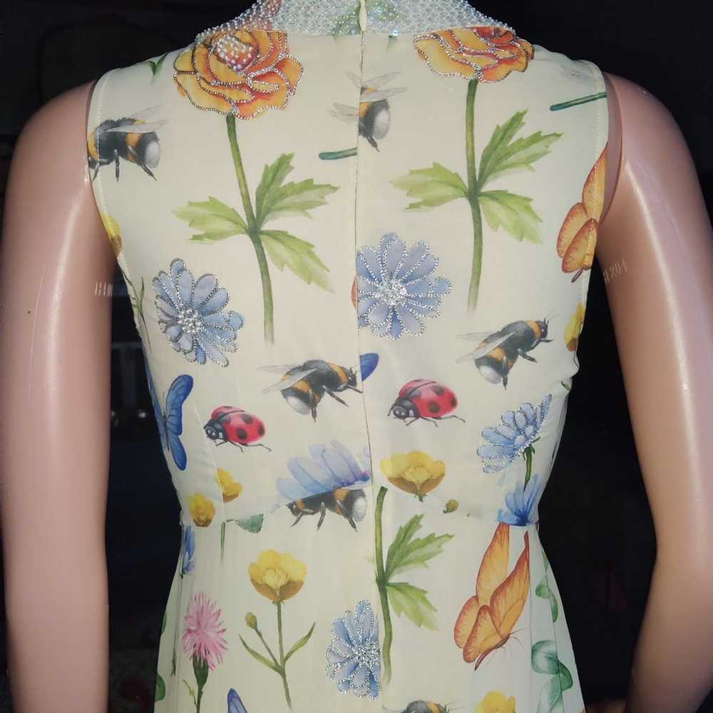 Anthropologie Pankaj & Nidhi Floral Insect Dress … - image 6