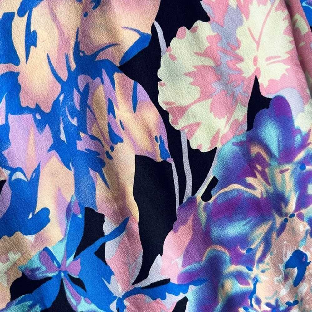 Yumi Kim Multicolor Floral Silk Halter Jumpsuit i… - image 5
