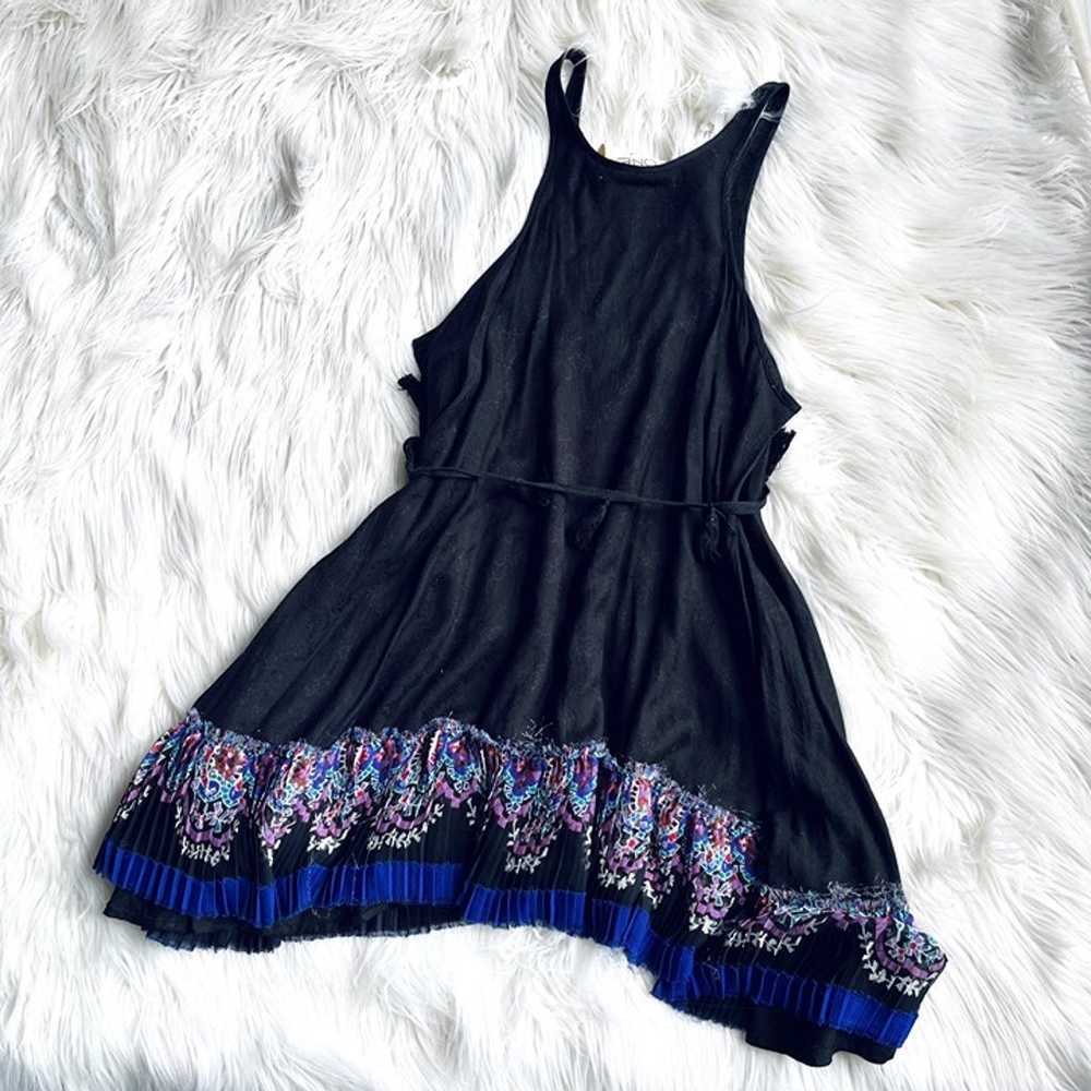 Free People ONE Festival Night Dress Black Floral - image 3
