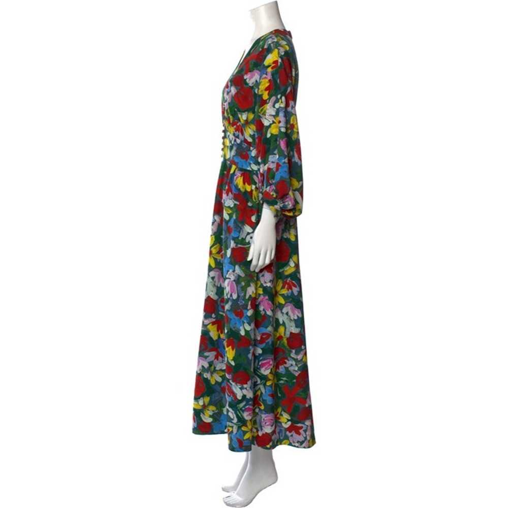 LELA ROSE Floral Print Long Dress Size 0 - image 5