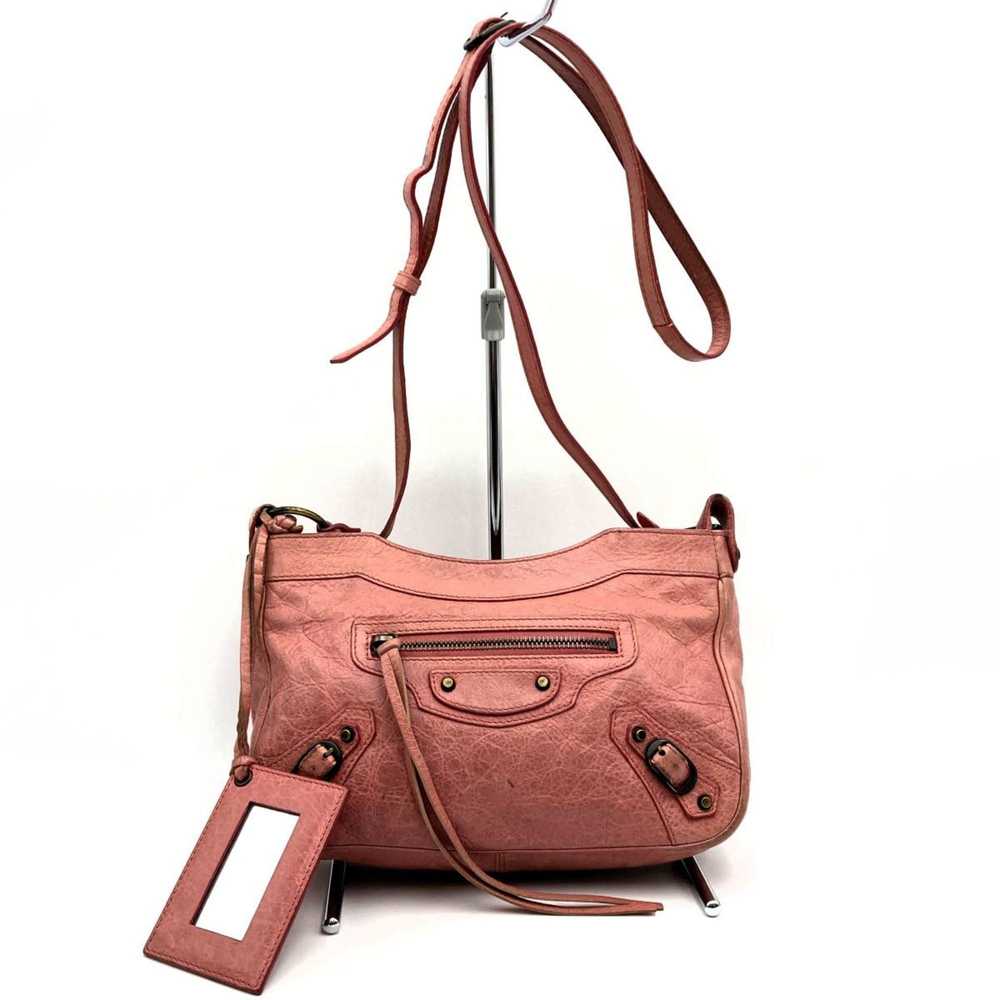 BALENCIAGA Shoulder bag mini giant hip pink leath… - image 1