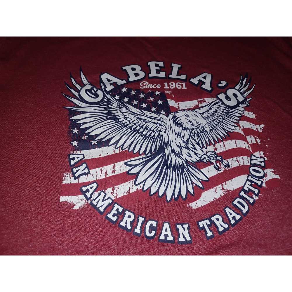 Streetwear Cabela's American Tradition Graphic Te… - image 2