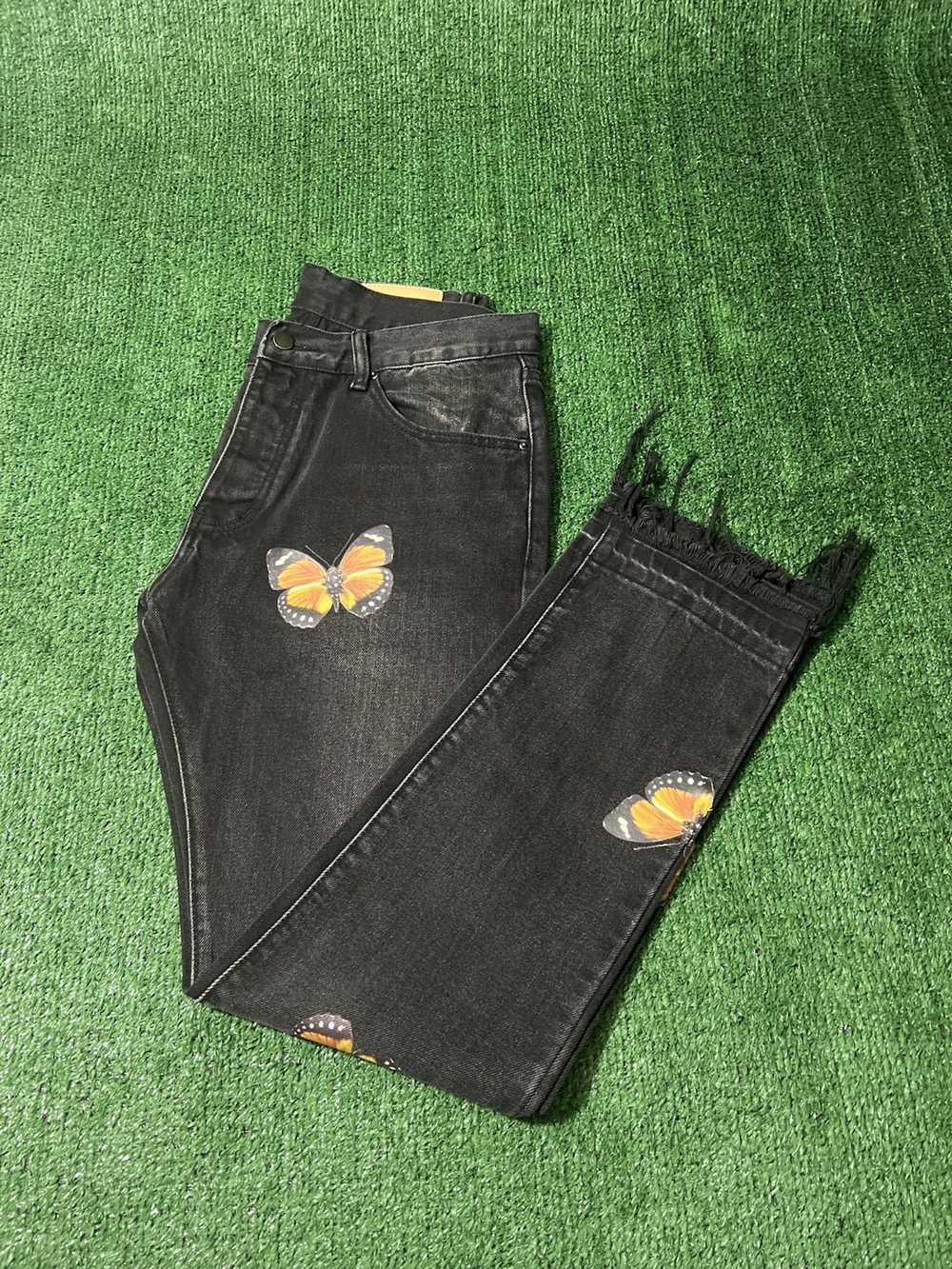 MNML × Streetwear Mnml denim butterfly black size… - image 1