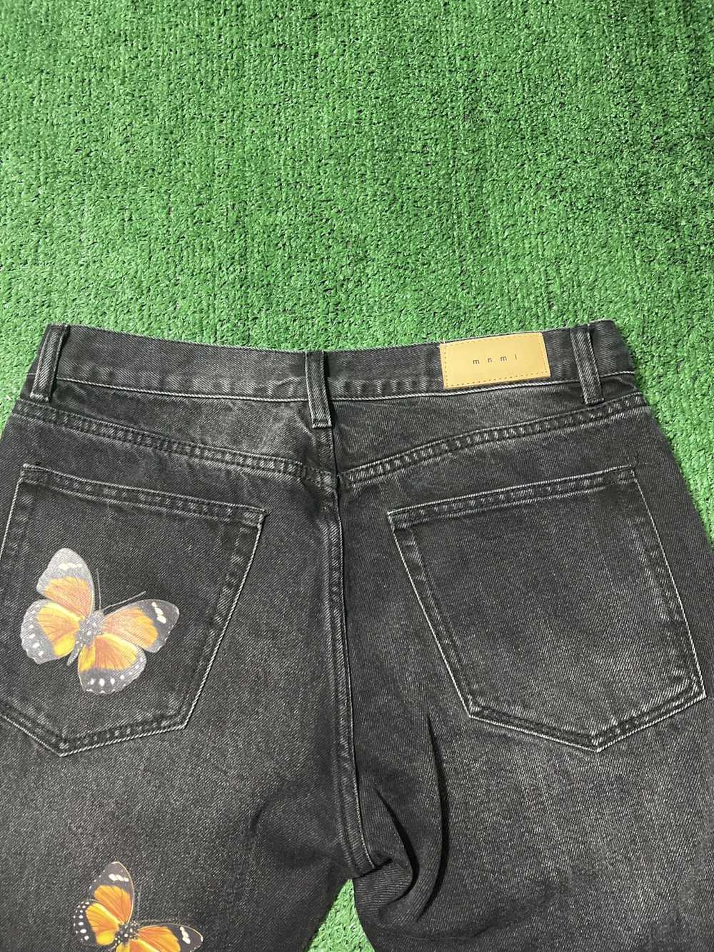 MNML × Streetwear Mnml denim butterfly black size… - image 5