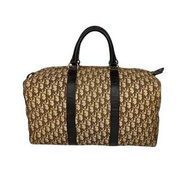 Dior Christian Trotter Monogram Brown Duffle Bag - image 1