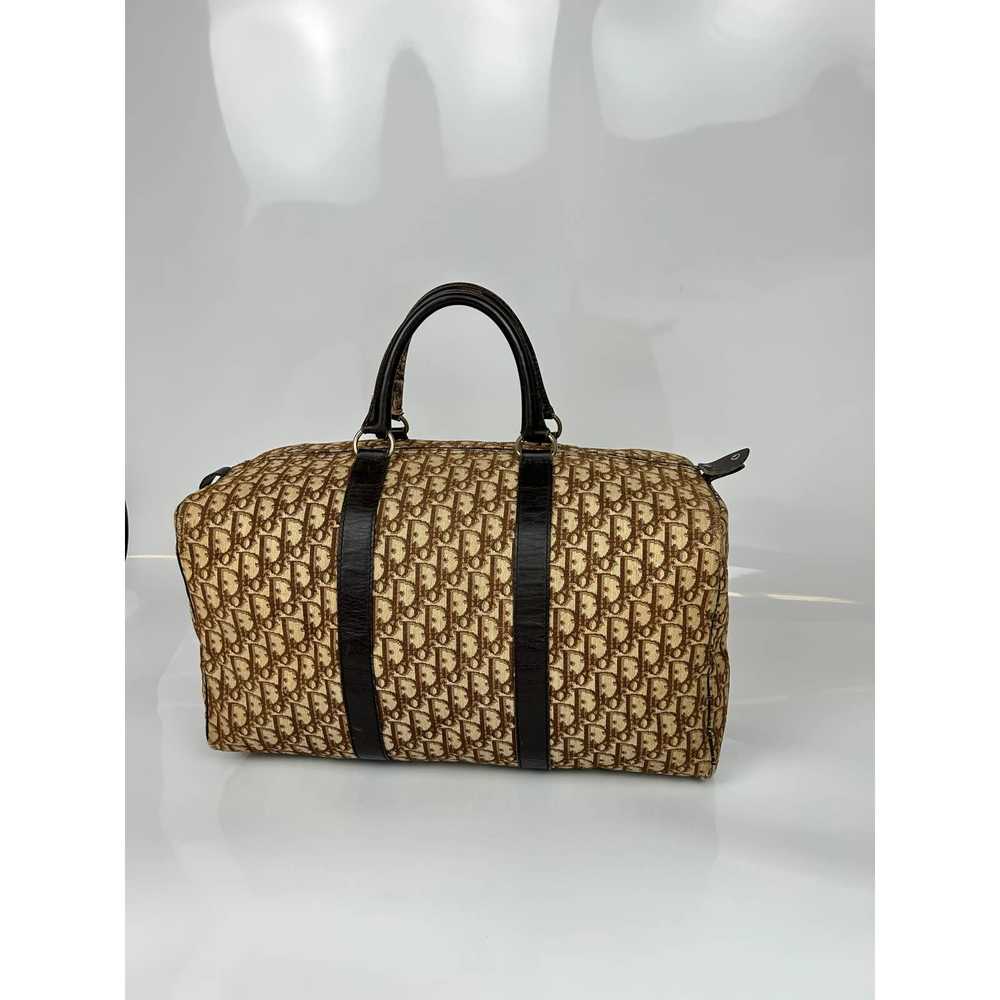 Dior Christian Trotter Monogram Brown Duffle Bag - image 3