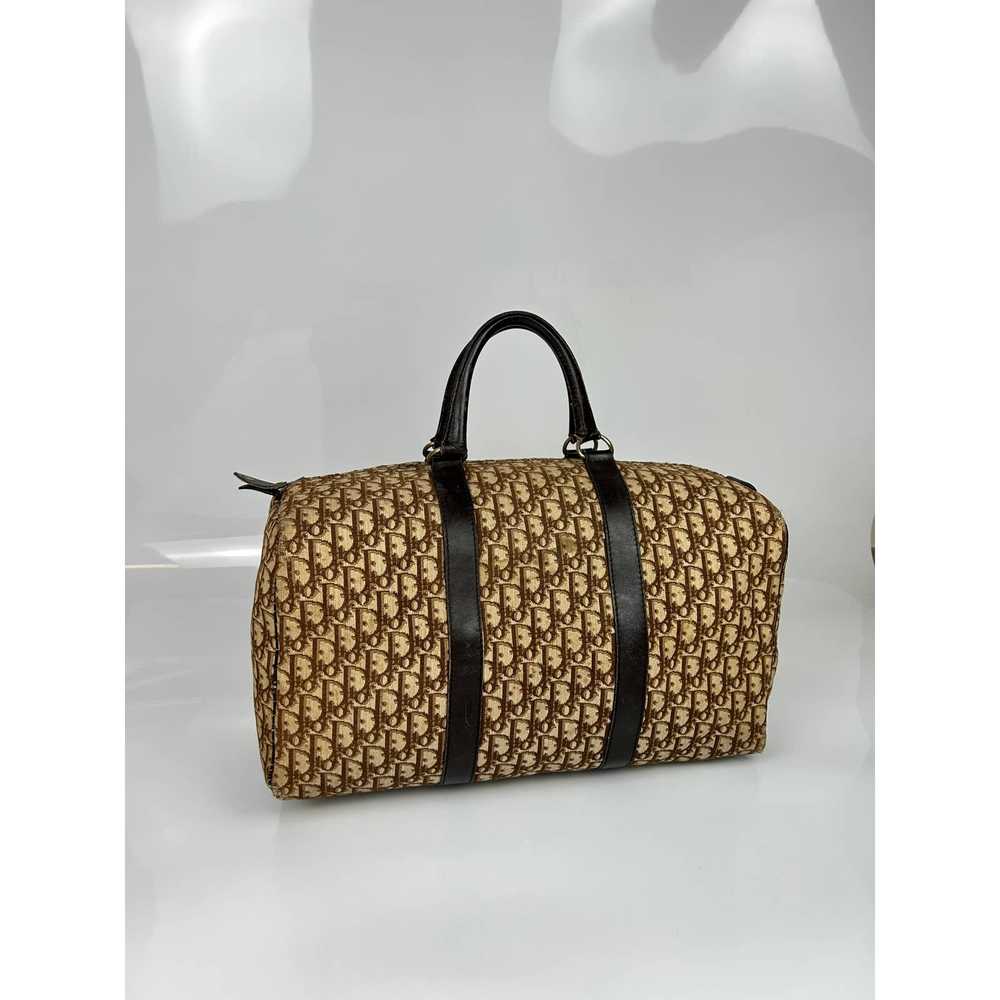 Dior Christian Trotter Monogram Brown Duffle Bag - image 4