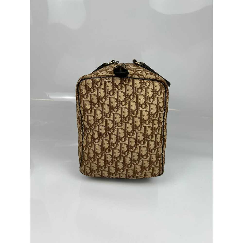Dior Christian Trotter Monogram Brown Duffle Bag - image 5