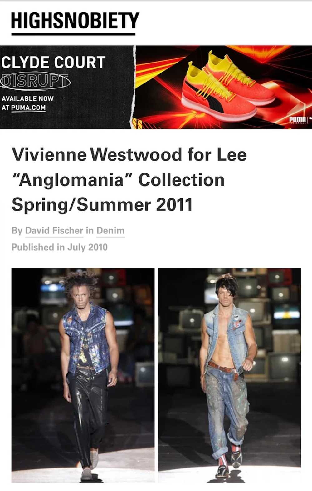 Vivienne Westwood NEW SS11 Cargo Zip Pants x Lee - image 10