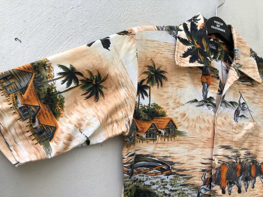 Hawaiian Shirt × Japanese Brand × Vintage 60s 70s… - image 12