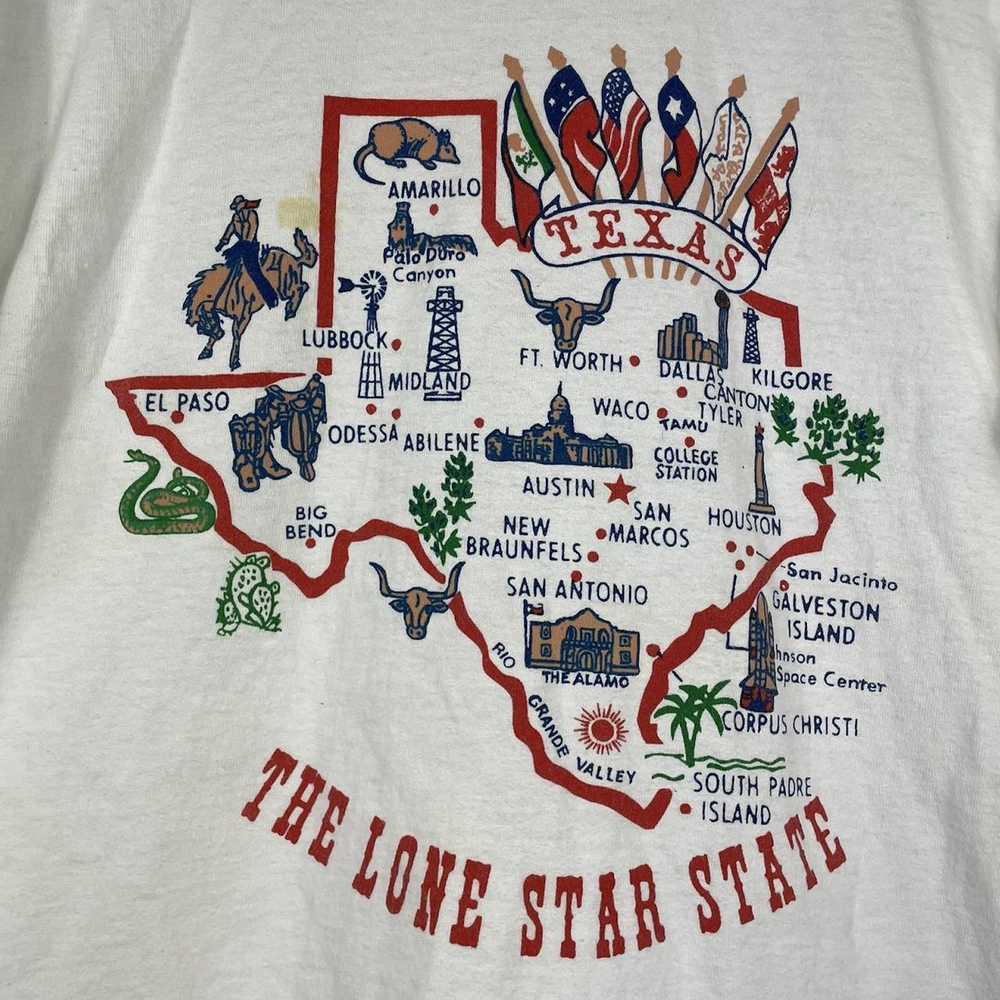 Other 90s The Lone Star State Texas Vintage Tee - image 2