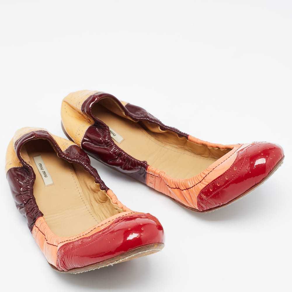 Miu Miu Patent leather flats - image 3