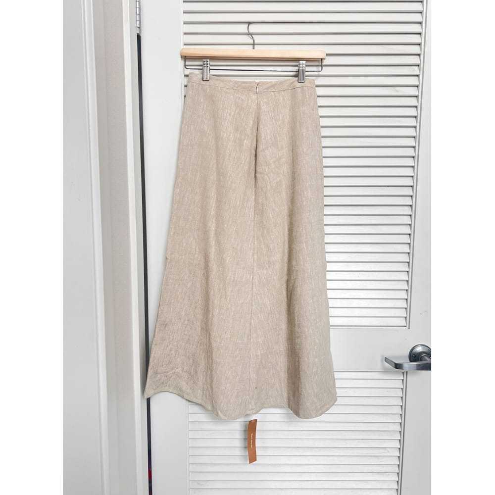 Reformation Linen mid-length skirt - image 3
