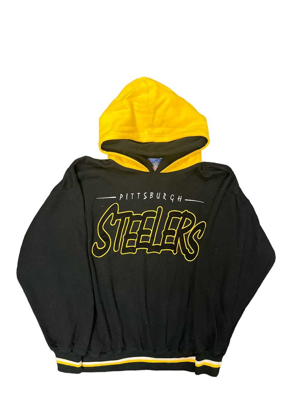 Starter Vintage Steelers spell out sweater rare b… - image 2