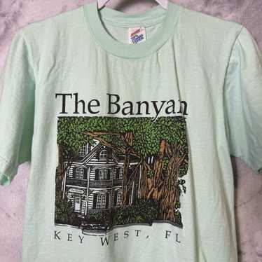 Vintage Vintage Banyan Key West FL T Shirt Mens M… - image 1