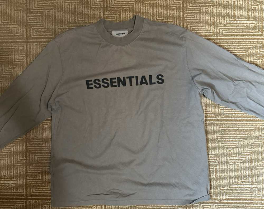 Essentials ESSENTIALS front logo long sleeve - image 1