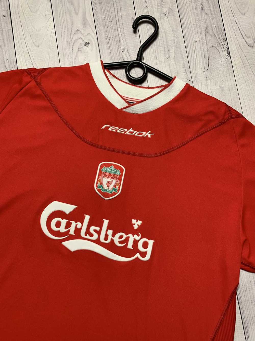 Liverpool × Reebok × Soccer Jersey Vintage Liverp… - image 3