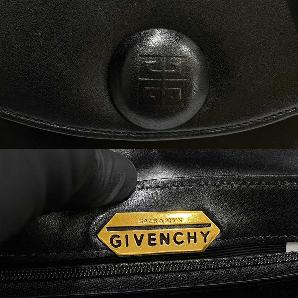 Givenchy GIVENCHY Vintage 4G Logo Leather Genuine… - image 3