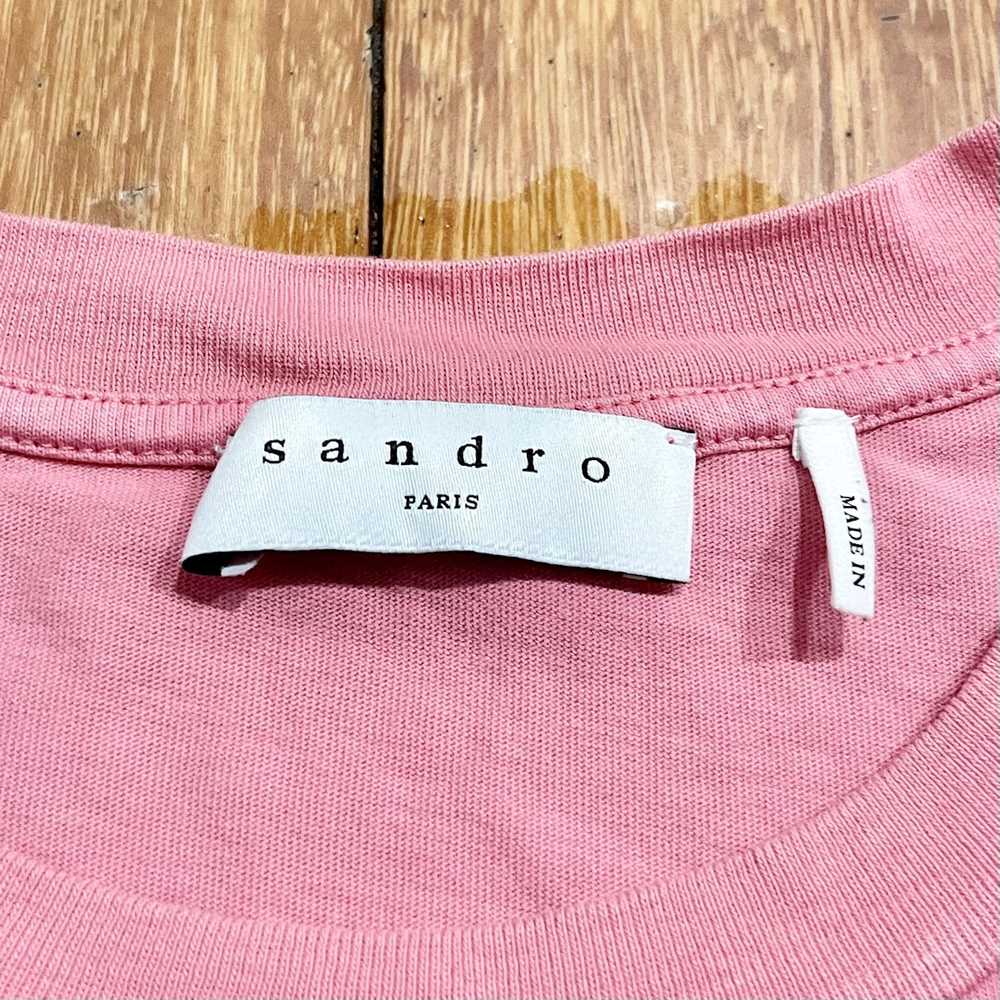 Designer × Sandro × Streetwear PINK AND WHITE SAN… - image 7