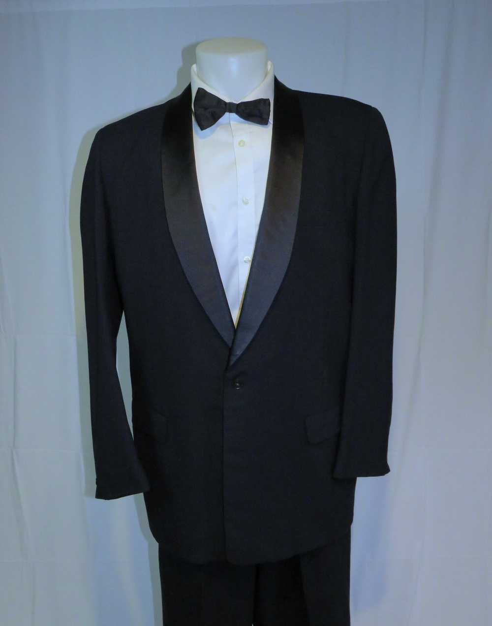 Vintage Raleigh Haberdasher Black Solid Woven One… - image 3