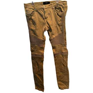 Tan sales biker jeans