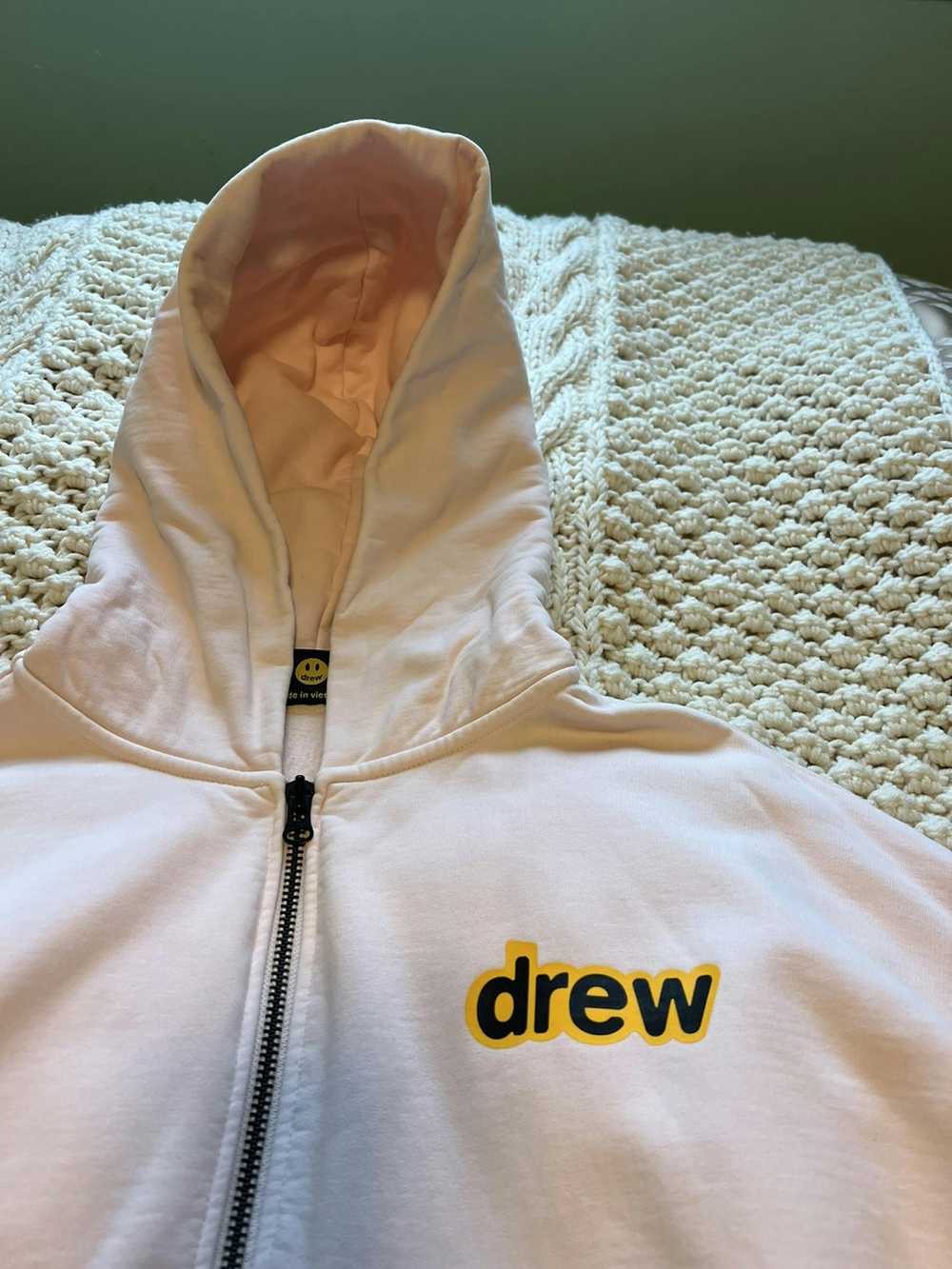 Drew House Drew house zip up pink hoodie - image 3