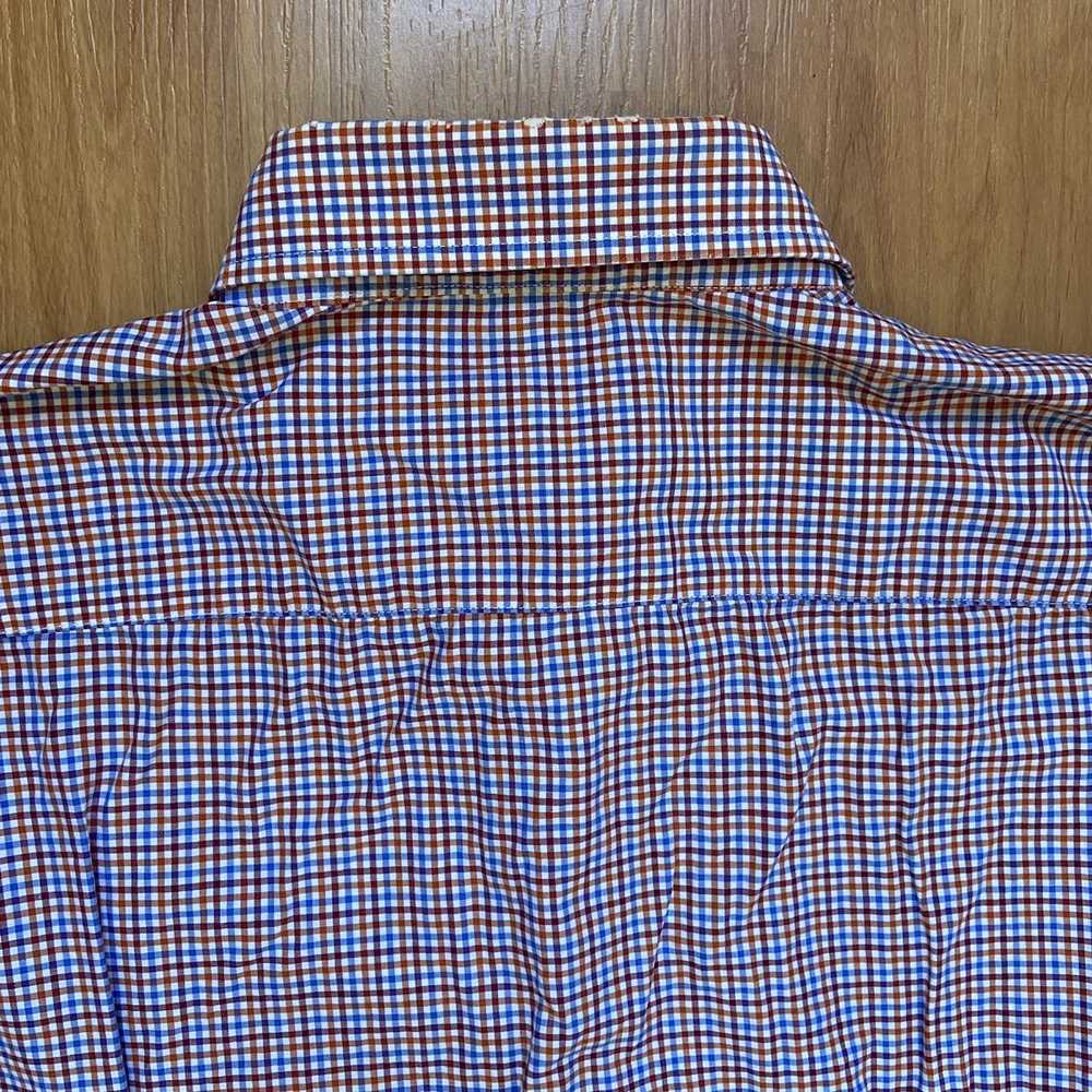 Eredi Pisano Eredi Pisano Slim Fit Plaid Button U… - image 4