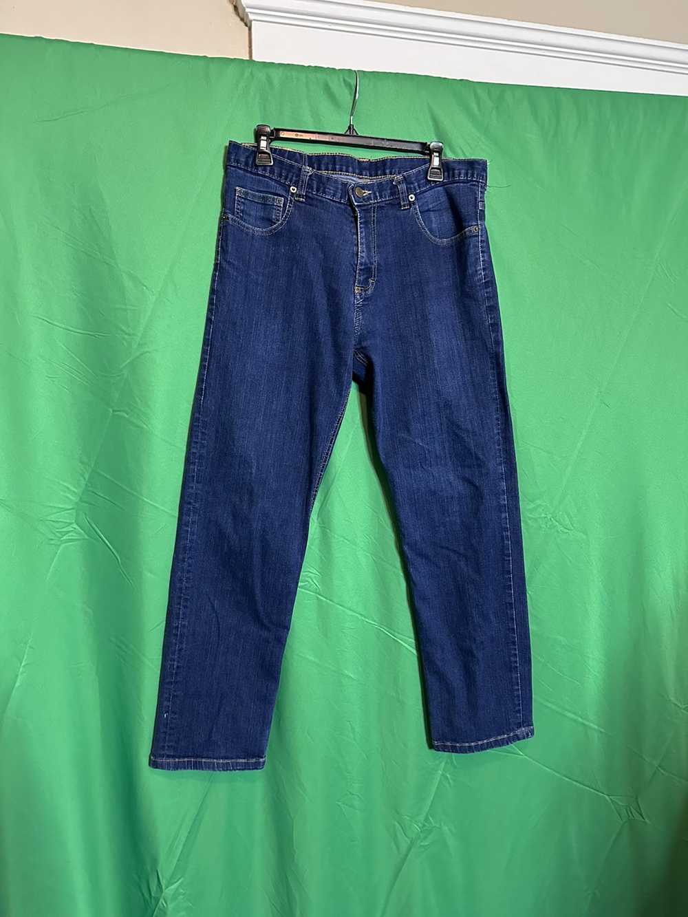 Dearborn Denim Slim straight USA-made blue denim … - image 1