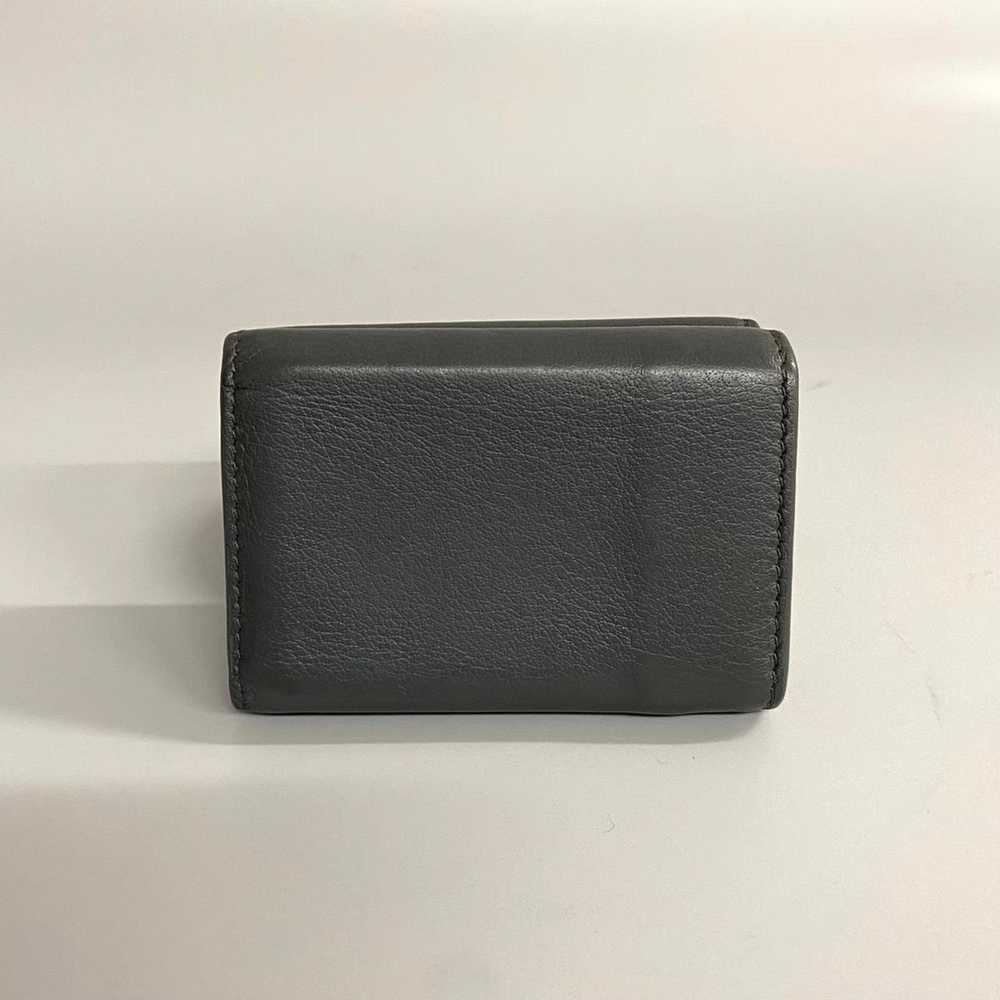 Balenciaga BALENCIAGA Logo Paper Mini Wallet Leat… - image 3