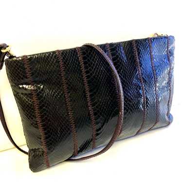 Unkwn 80's Clemente EXOTIC EVENING Bag Genuine SN… - image 1