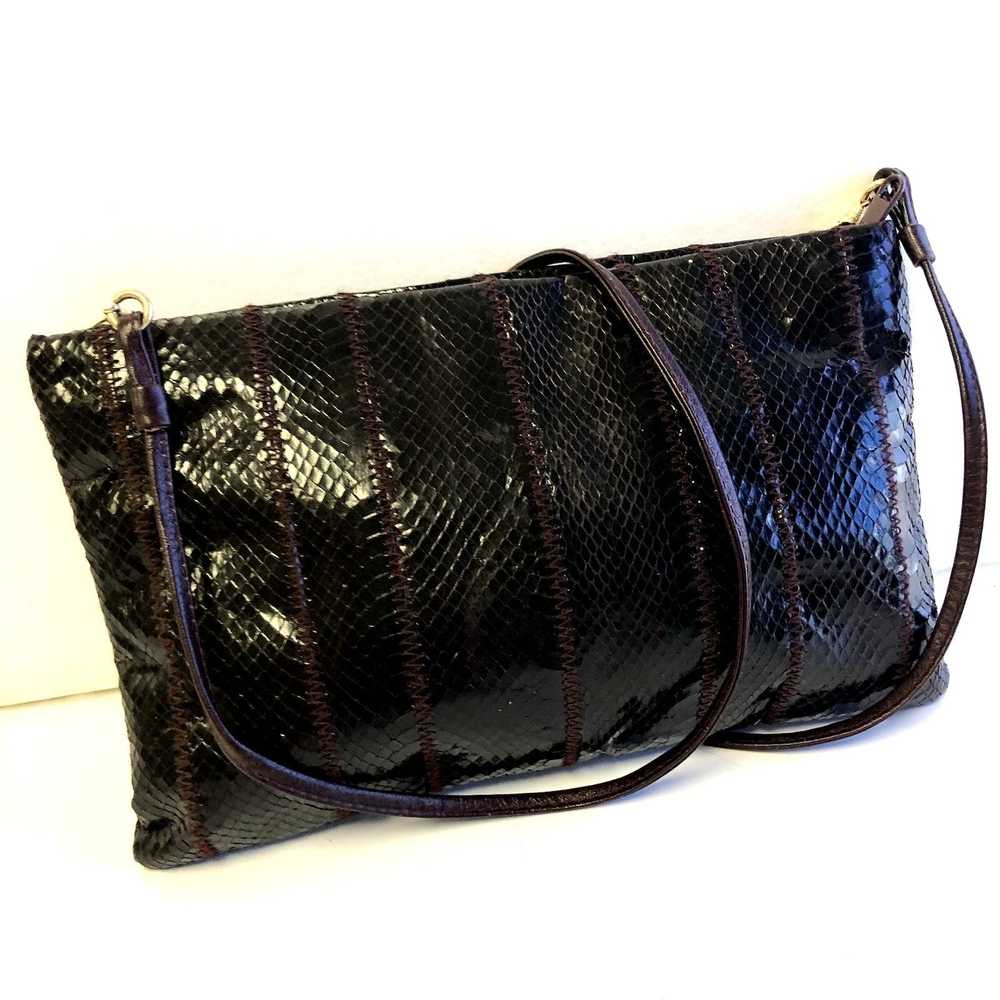 Unkwn 80's Clemente EXOTIC EVENING Bag Genuine SN… - image 2
