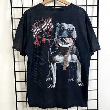 Vintage Y2k Pitbull "Rude Dogs" Graphic Shirt