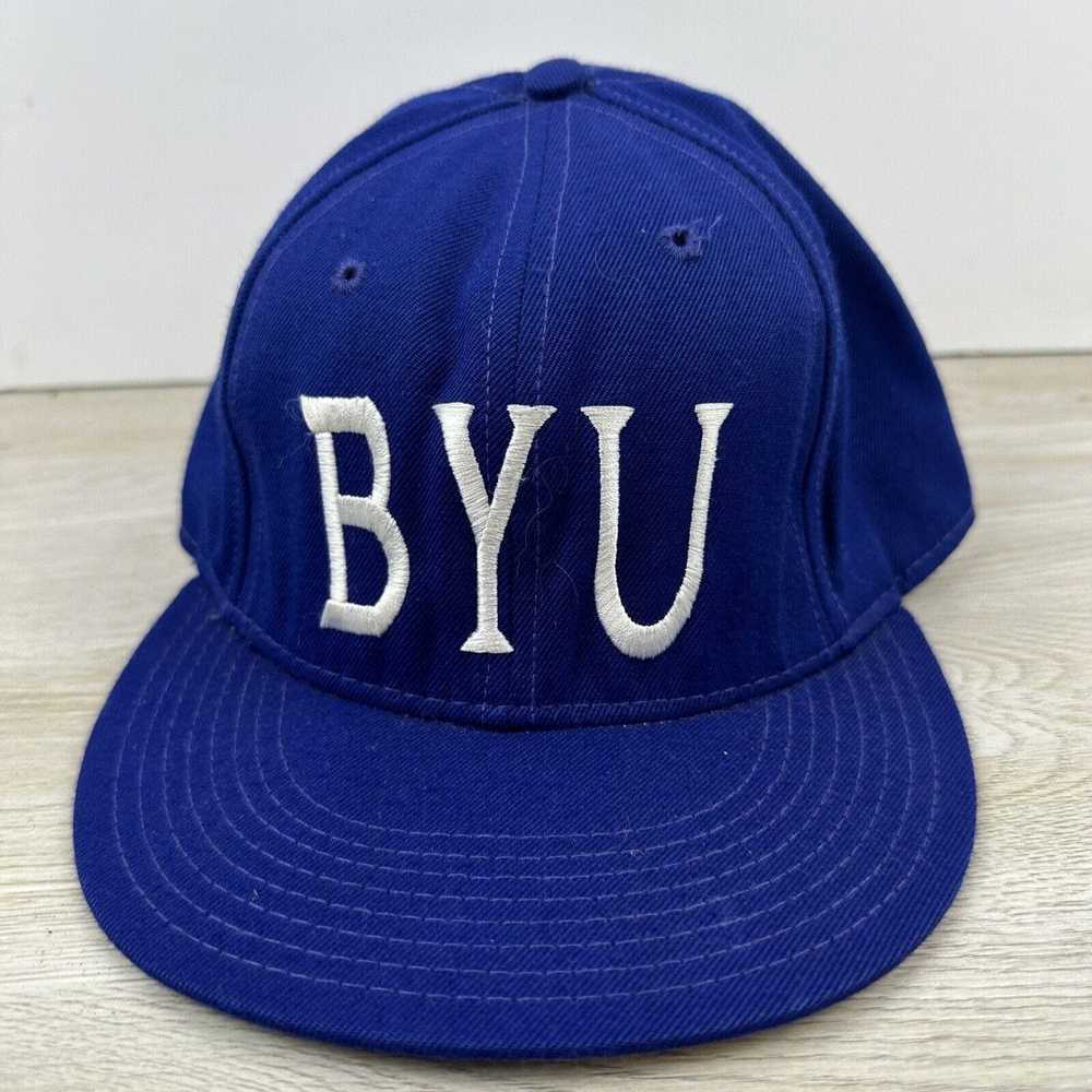 Other BYU Cougars Hat BYU 7 1/8 Hat NCAA Blue Hat… - image 1