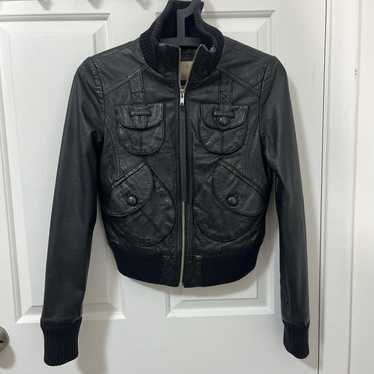 Babaton jett clearance leather jacket