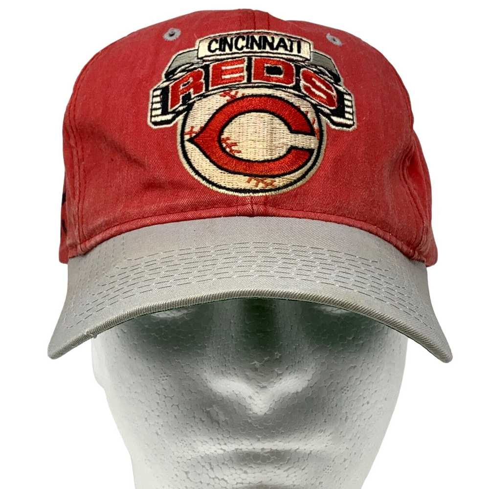 Starter Cincinnati Reds Snapback Hat Vintage 90s … - image 2