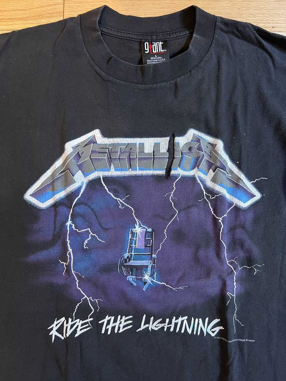 Metallica × Vintage Metallica ride the lightning … - image 2