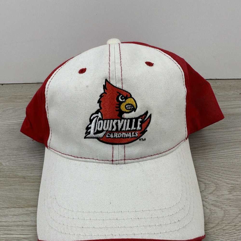 Other Louisville Cardinals White Hat Red Cards Ad… - image 2