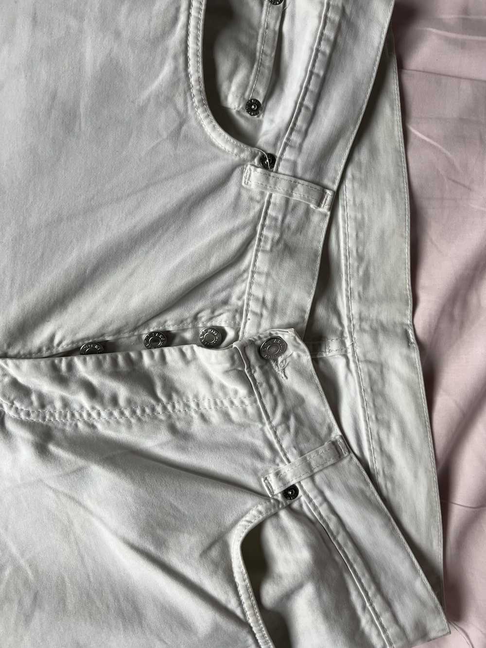 Helmut Lang Helmut Lang vintage white jeans - image 3