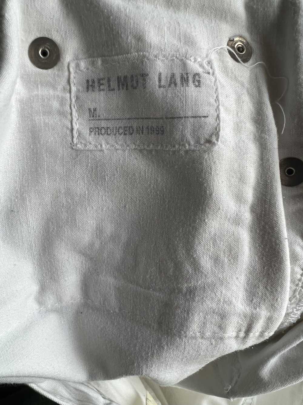 Helmut Lang Helmut Lang vintage white jeans - image 4