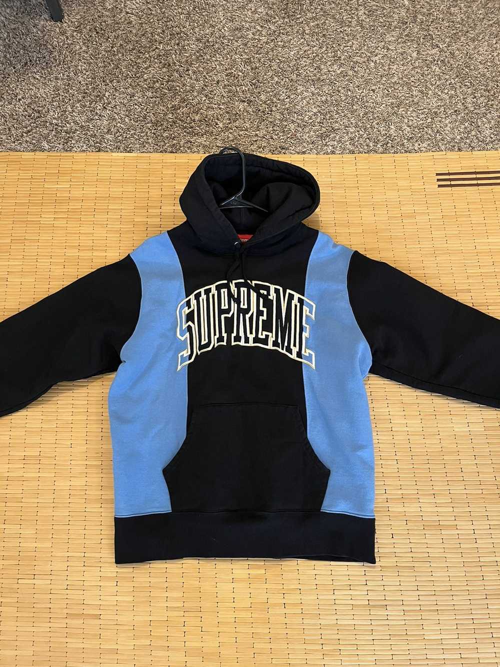 Supreme Supreme Paneled Arc Hooded Sweatshirt - image 1