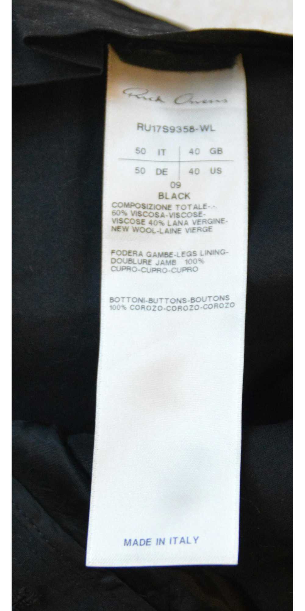 Rick Owens Rick Owens Suit black Size 54 (US44) a… - image 10