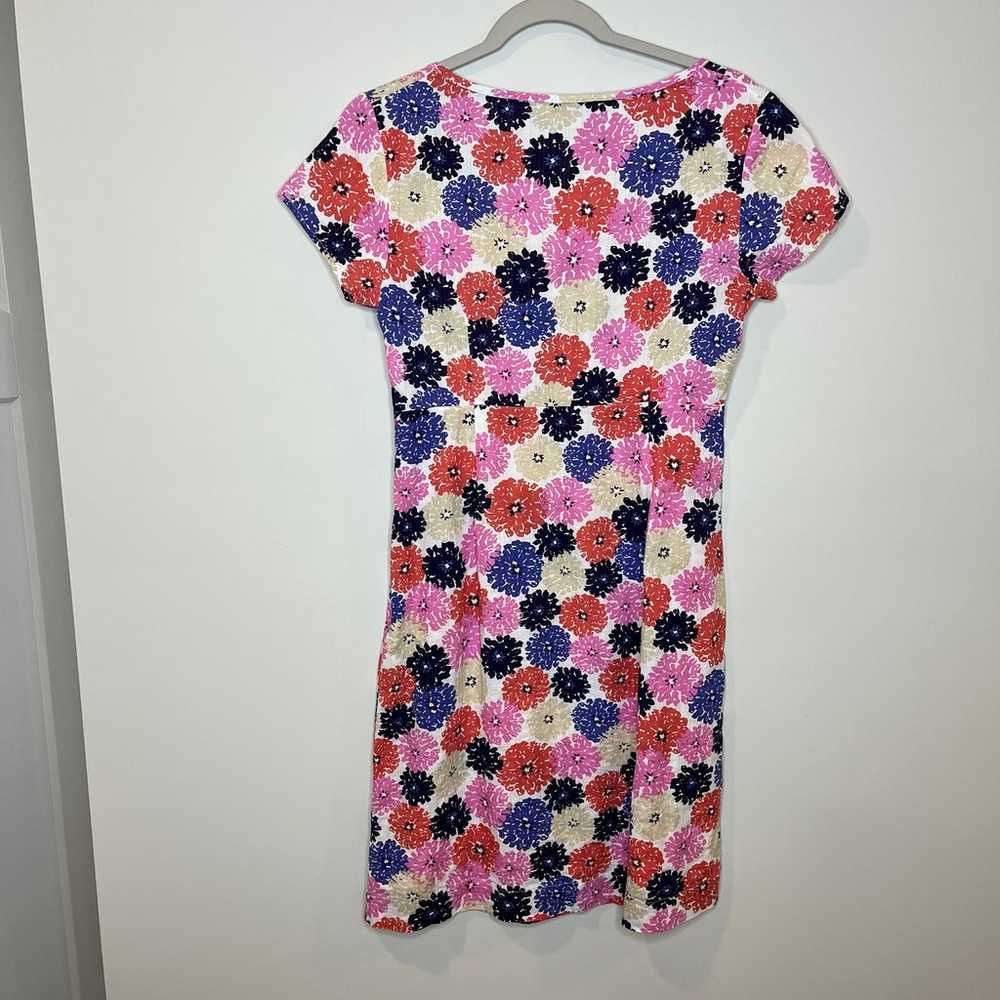Boden women’s size 4 tshirt dress floral shirt sl… - image 4