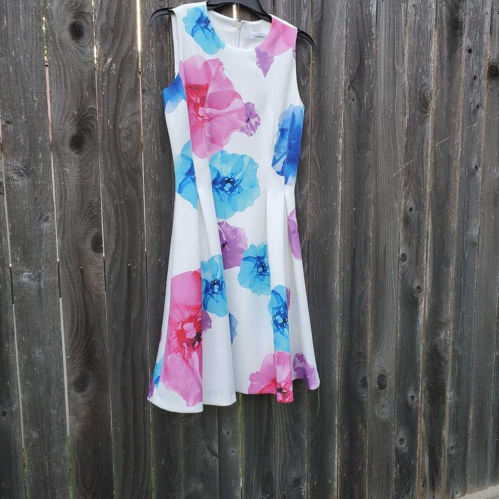 Floral Calvin Klein dress size 4 - image 3