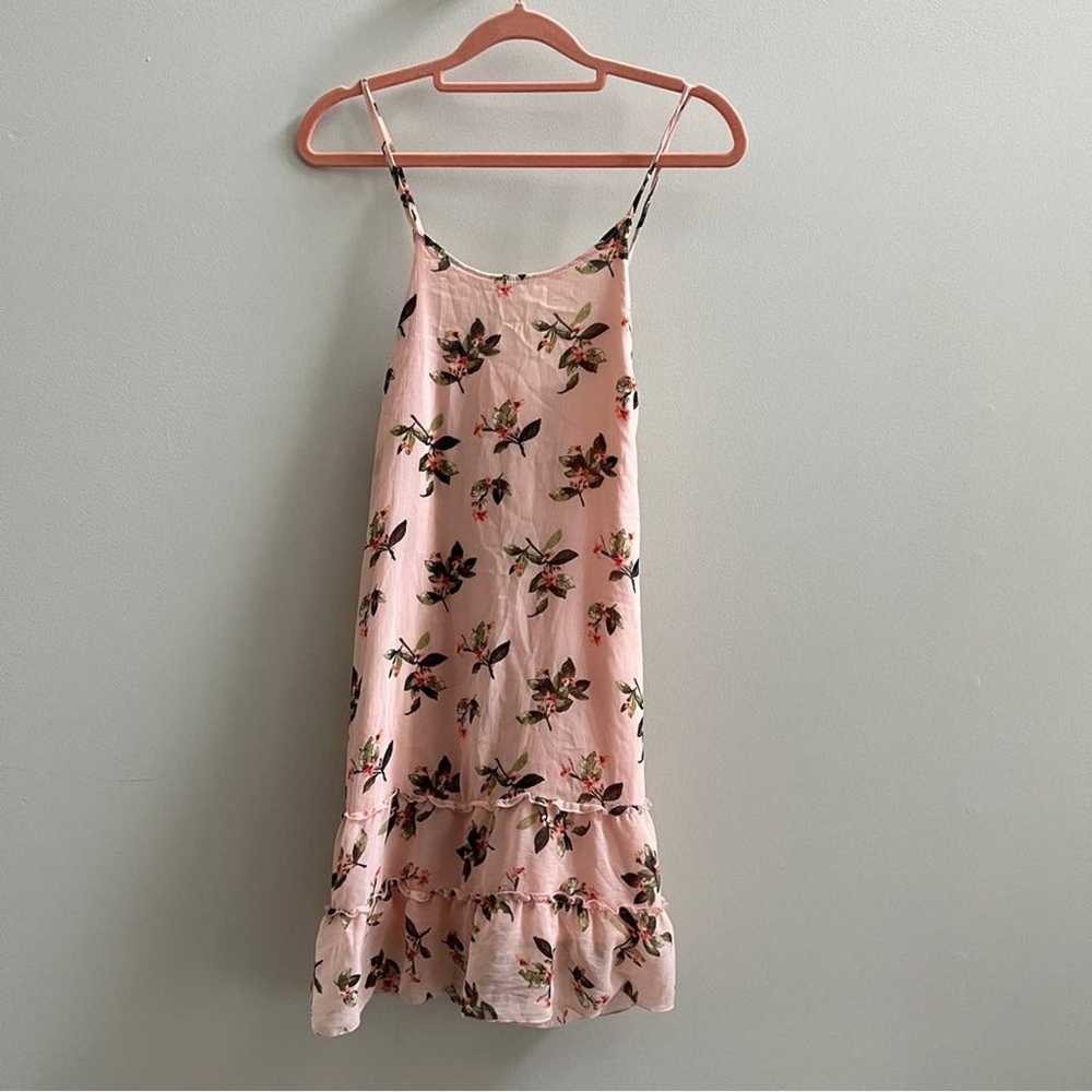 Abercrombie Pink Floral Ruffle Tiered Mini Dress - image 4